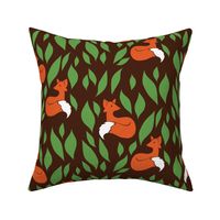 Foxes in the Woodland pattern 