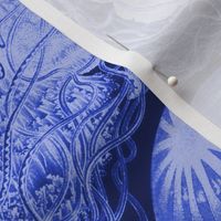 Jellyfish Swarm ~ Royal Blue and White 
