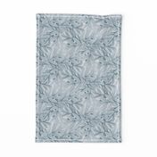 16-01h Autumn Oak Leaf || large Scale leaves Blue Gray Grey Silver Tree Home decor _Miss Chiff Designs