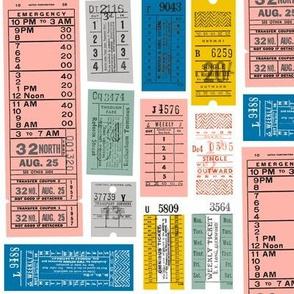 Now Taking Tickets!* {Revisited} || vintage transit tickets