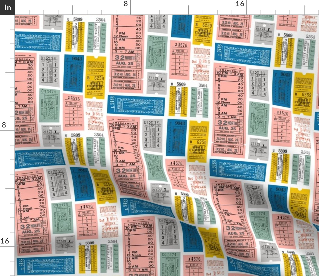 Now Taking Tickets!* {Revisited} || vintage transit tickets