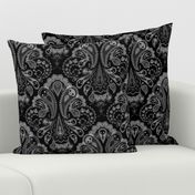 Ghost Paisley - black