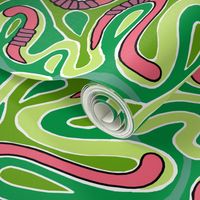 Worms in green tunnels: dream mole