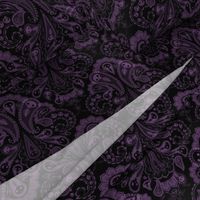 Ghost Paisley - purple & black