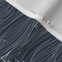 Stormy Seas // Nautical monochromatic repeat pattern // for men and women // by Zoe Charlotte