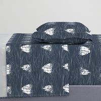 Stormy Seas // Nautical monochromatic repeat pattern // for men and women // by Zoe Charlotte