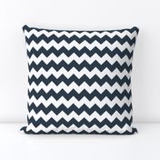 Chevron in Navy // Nautical monochromatic repeat pattern // for men and women // by Zoe Charlotte