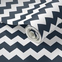 Chevron in Navy // Nautical monochromatic repeat pattern // for men and women // by Zoe Charlotte