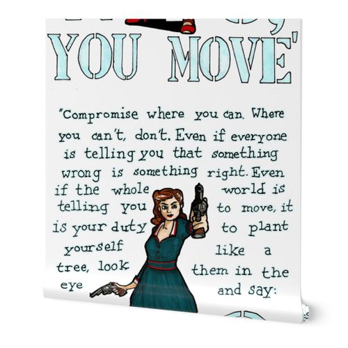 No You Move Spoonflower