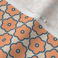 Peach Flower Geometric