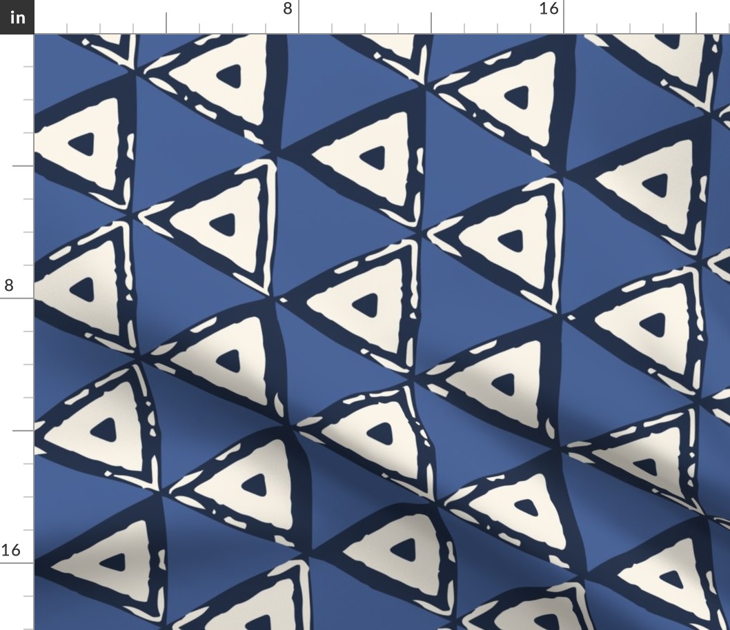 Triangles Blue