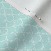 Fish Scales - light blue