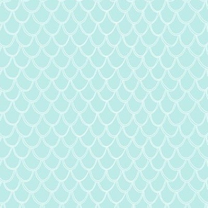 Fish Scales - light blue