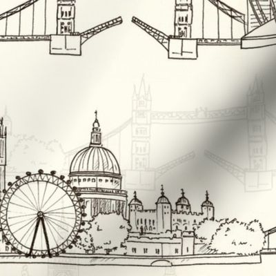 London Skyline (larger scale)