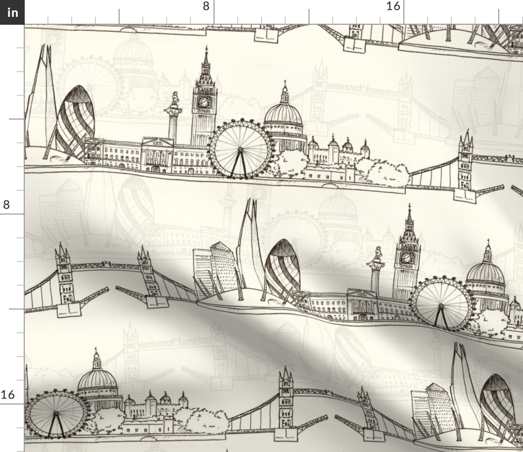 London Skyline (larger scale)