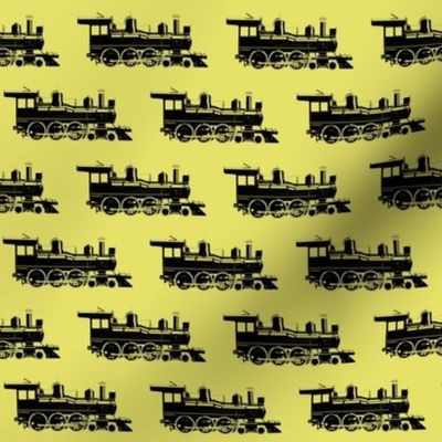 Steam Engines on Yellow // Small