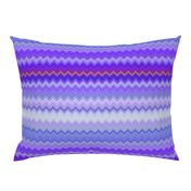 DREAM OF AN OCEAN PURPLE SEA GARDEN CHEVRON ZIGZAG