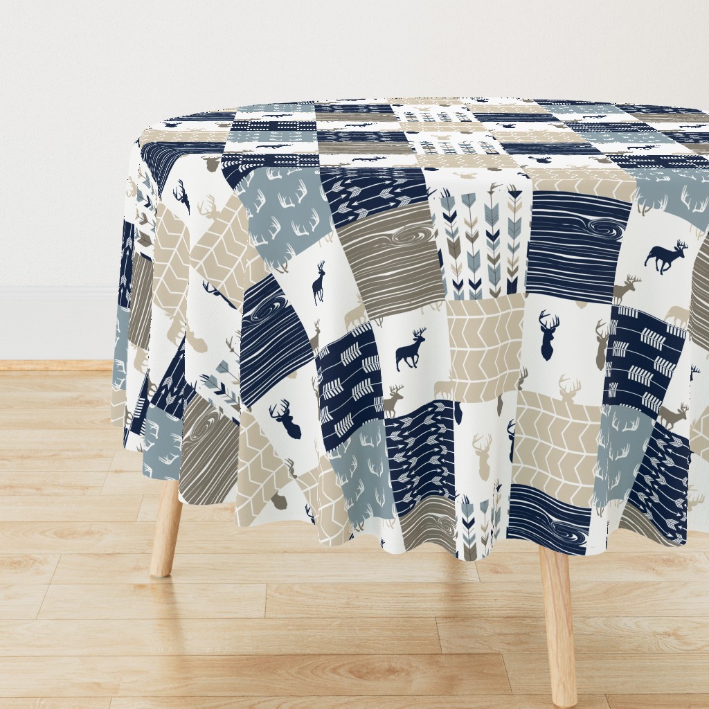 Rustic Woods Wholecloth Patchwork 