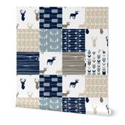 Rustic Woods Wholecloth Patchwork 