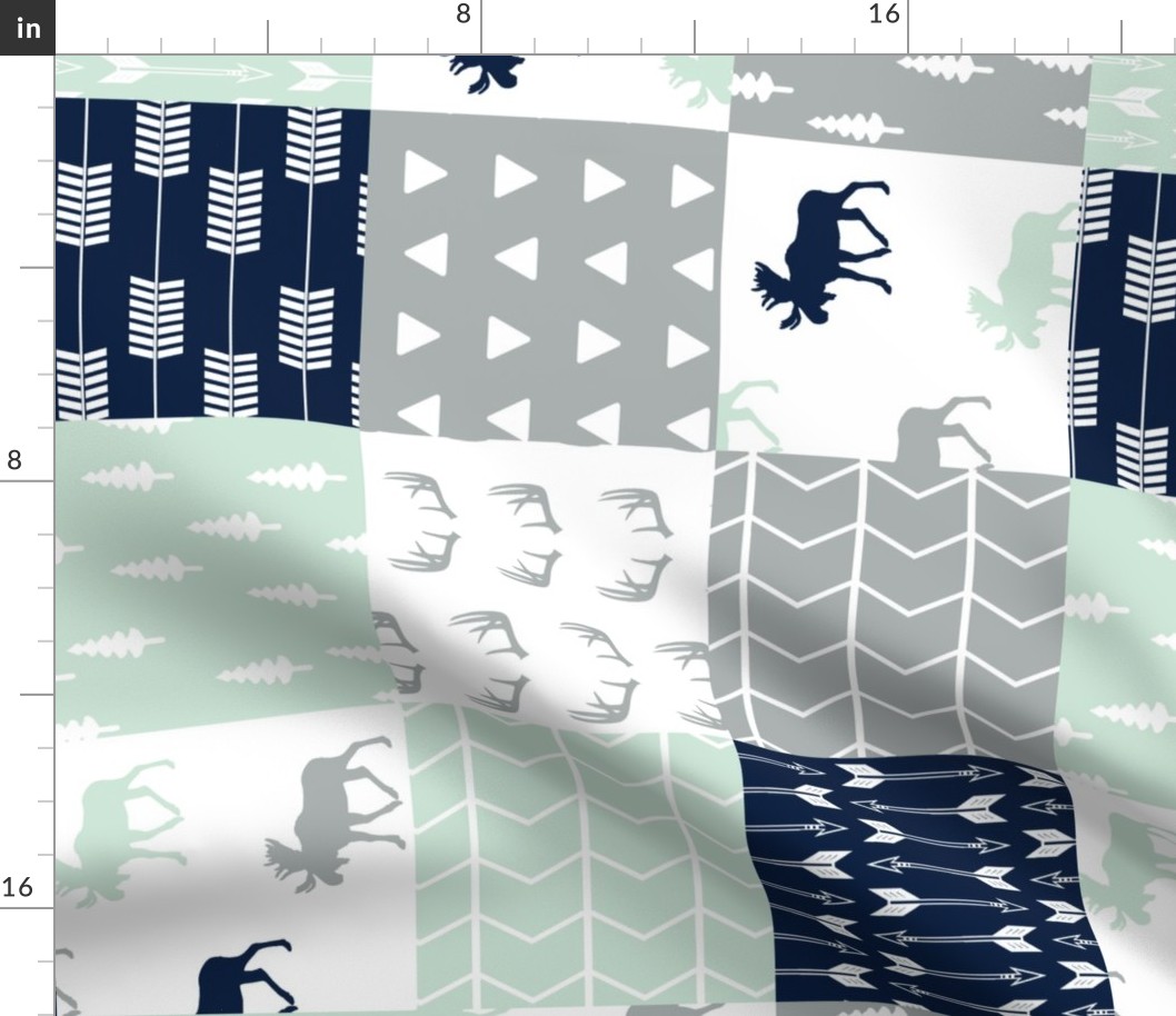 Patchwork Wholecloth Northern Lights (90)