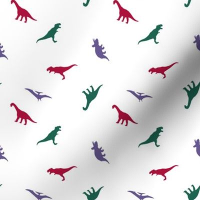 Dinos // red/green/purple