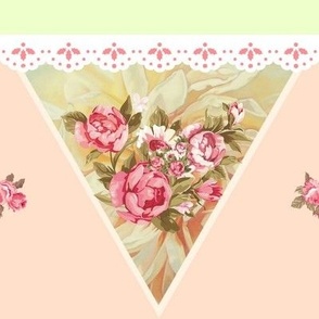 Country Roses Traditional Bunting