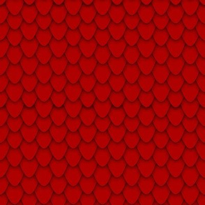 Red Dragon Scales Fabric, Wallpaper and Home Decor | Spoonflower