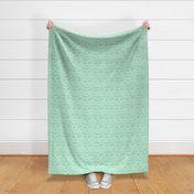 Little Boys Pattern Small Repeat Turquoise Background