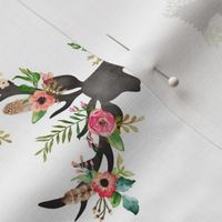 Floral Deer - Mid Size