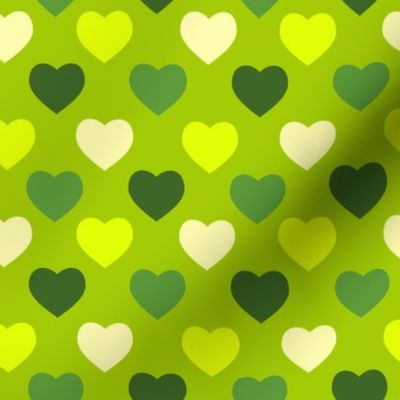 Light Moss Hearts by Cheerful Madness!!