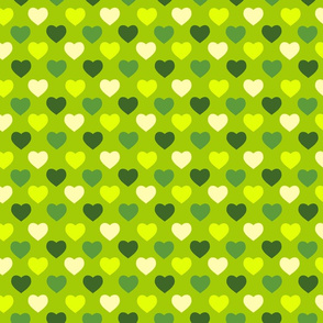 Light Moss Hearts by Cheerful Madness!!