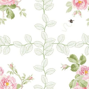 Vildros Floral on white