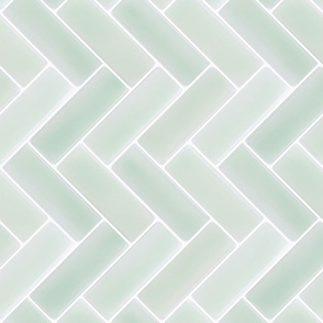 Grey Herringbone Tile Backsplash