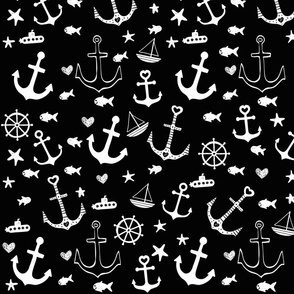 Black and White Multi Anchors