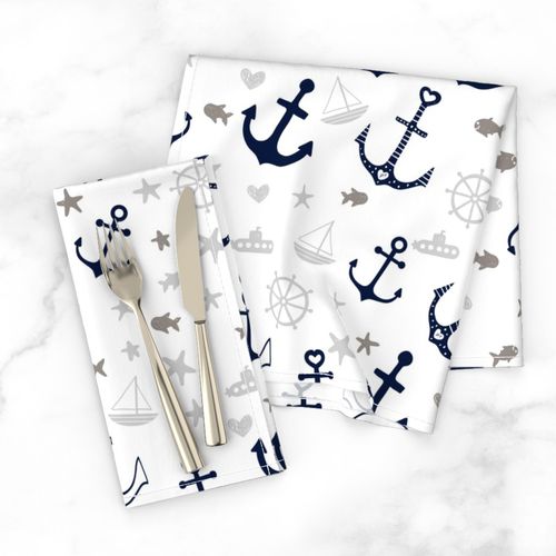 White Multi Anchors