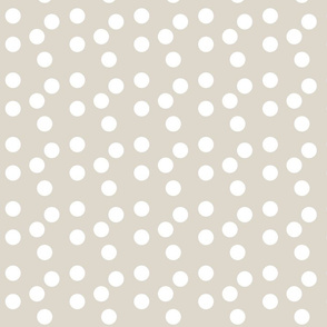 polka dots (beige)