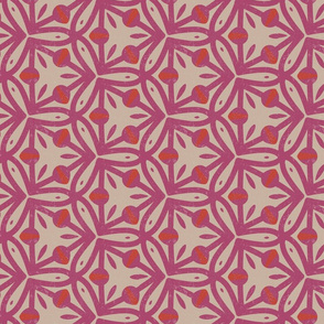 Pink Geometric Buds