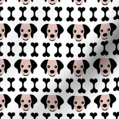 Cool beagle puppy dogs patch works and dog bone fabric for cool dogs and kids