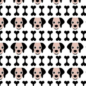 Cool beagle puppy dogs patch works and dog bone fabric for cool dogs and kids