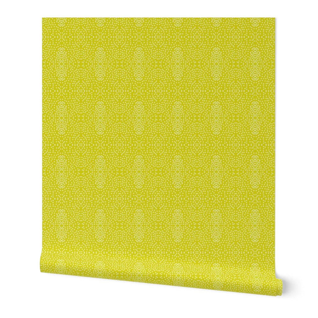 Pewter Pin Dot Patterns on Bush Lemon