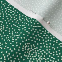 Pewter Pin Dot Patterns on Teal