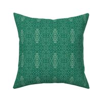 Pewter Pin Dot Patterns on Teal