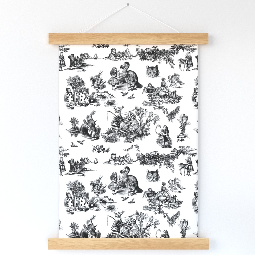 alice black toile de jouy large