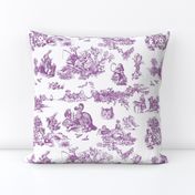 alice lilac toile de jouy large