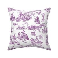 alice lilac toile de jouy large