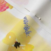 Watercolor  Floral in Sunshine