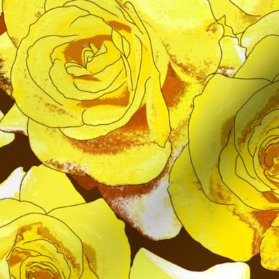 Zonte_Yellow_Roses_on_Chocolate