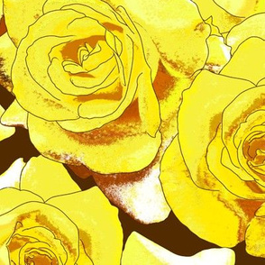 Zonte_Yellow_Roses_on_Chocolate
