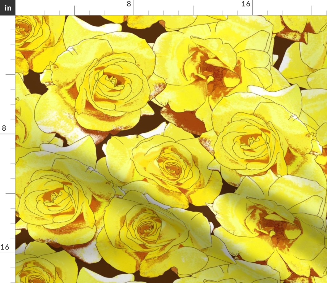 Zonte_Yellow_Roses_on_Chocolate