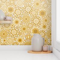 Ceramic Flowers Gradient Wallpaper (Solar Power)